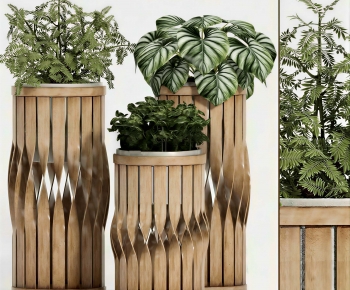 Modern Ground Green Plant Potted Plants-ID:372076995
