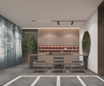New Chinese Style Tea House-ID:601655969