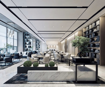 Modern Reception Area-ID:603621085