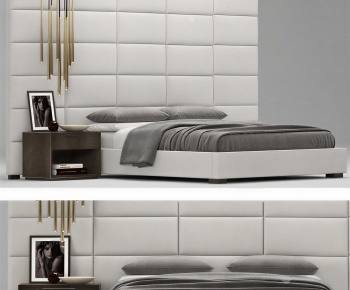 Modern Double Bed-ID:421509722