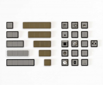 Modern Switch Socket Panel-ID:323184013