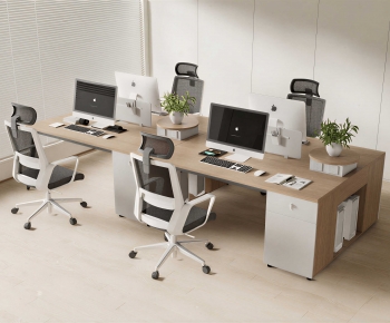 Modern Office Desk And Chair-ID:462537056