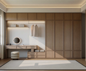 Modern Clothes Storage Area-ID:275743968
