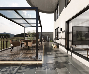 Modern Glass Sun Room-ID:354428054