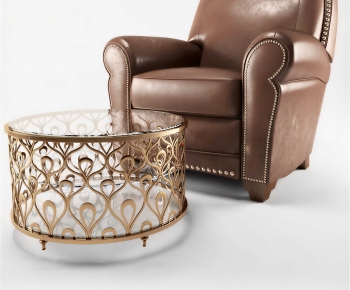 American Style Single Sofa-ID:655340912