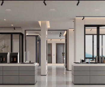 Modern Exhibition Hall-ID:587444072