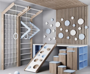 Modern Children's Room Activity Room-ID:902168041