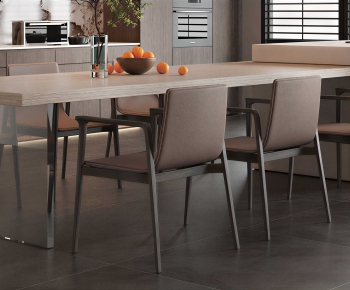 Modern Dining Table And Chairs-ID:675266988