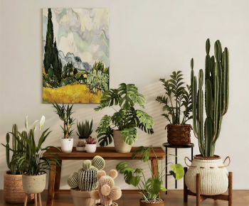 Modern Ground Green Plant Potted Plants-ID:432935001