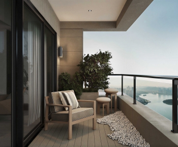 Modern Balcony-ID:784380439