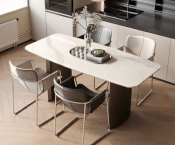 Modern Dining Table And Chairs-ID:698901894