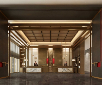 New Chinese Style Lobby Hall-ID:410207037