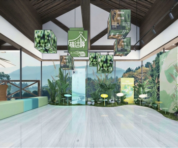 Modern Exhibition Hall-ID:477669277