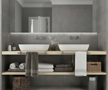 Modern Bathroom Cabinet-ID:310255058