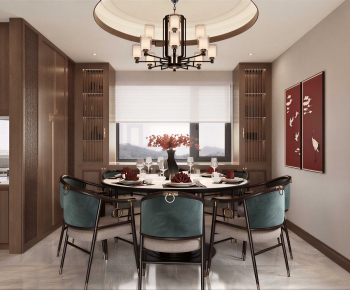 New Chinese Style Dining Room-ID:438879976