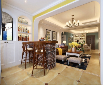 American Style Dining Room-ID:646466029