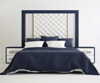 Modern Double Bed-ID:445034036