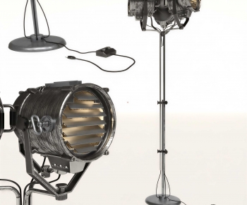 Industrial Style Floor Lamp-ID:384743939