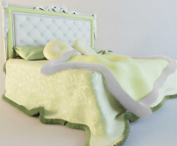 European Style Double Bed-ID:436636925