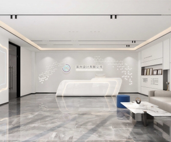 Modern Office Reception Desk-ID:438319926