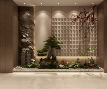 New Chinese Style Hallway-ID:991460086