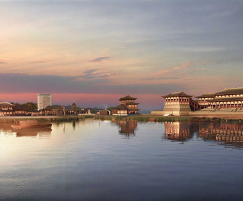 New Chinese Style Appearance Of Commercial Building-ID:657498873
