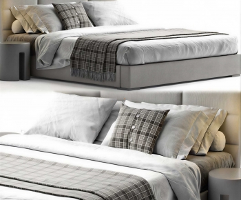Modern Double Bed-ID:459029763