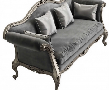 Simple European Style A Sofa For Two-ID:624758962