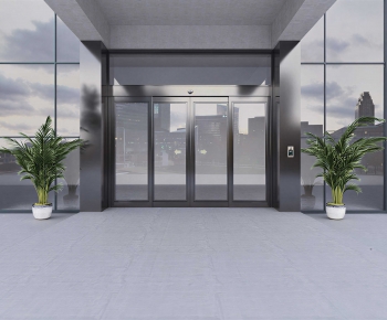 Modern Facade Element-ID:571427112