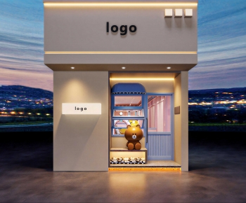 Modern Facade Element-ID:344693902