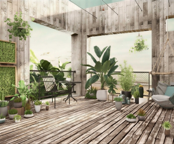 Modern Leisure Balcony-ID:401312114
