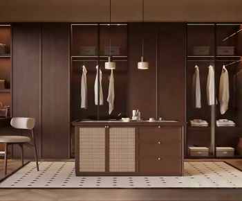Modern Clothes Storage Area-ID:736078981