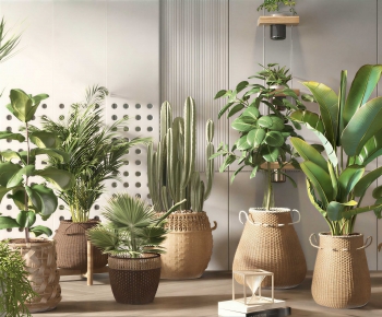 Modern Ground Green Plant Potted Plants-ID:789028882