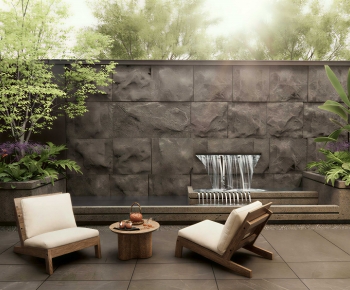 New Chinese Style Courtyard/landscape-ID:855586057