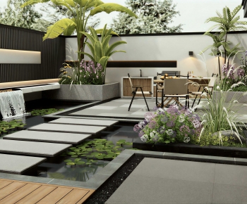 Modern Courtyard/landscape-ID:489819015