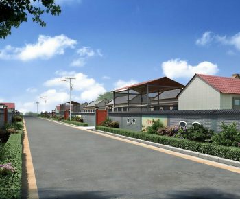 Modern Building Appearance-ID:128855945