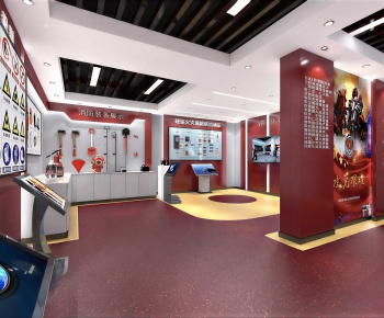 Modern Exhibition Hall-ID:781354904