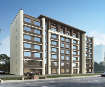 Modern Appearance Of Commercial Building-ID:574162969