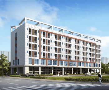 Modern Appearance Of Commercial Building-ID:268152951