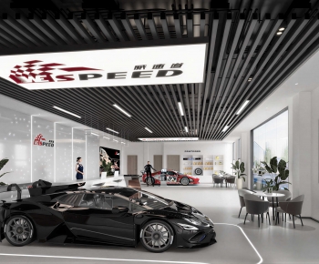 Modern Exhibition Hall-ID:690428023