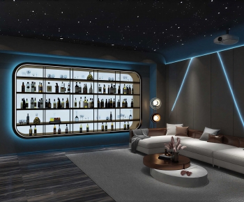 Modern Audiovisual Room-ID:697223903