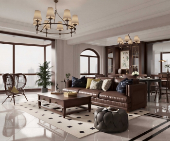 American Style A Living Room-ID:405420068
