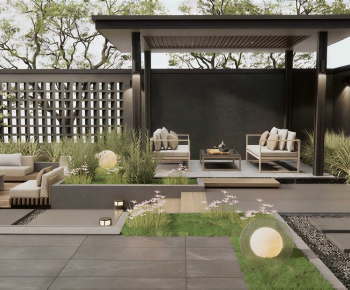 Modern Courtyard/landscape-ID:141388896