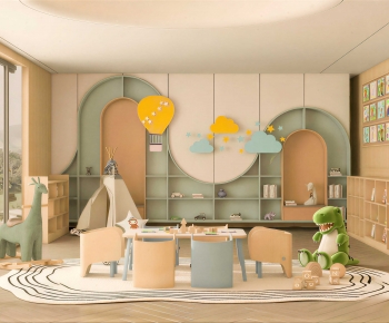 Modern Children's Room Activity Room-ID:515863902