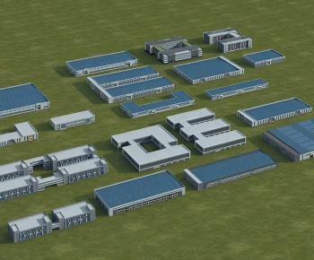 Modern Architectural Bird's-eye View Planning-ID:352389837
