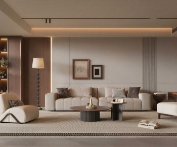 Modern A Living Room-ID:499018917