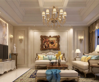 European Style A Living Room-ID:152847054