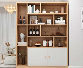 Nordic Style Wine Cabinet-ID:100920267