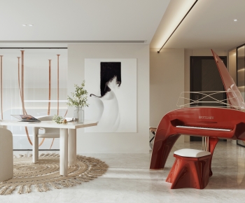 Modern Piano Room-ID:818376067