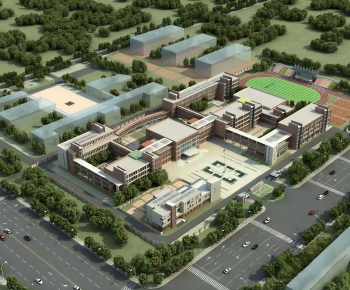 Modern Architectural Bird's-eye View Planning-ID:719175102